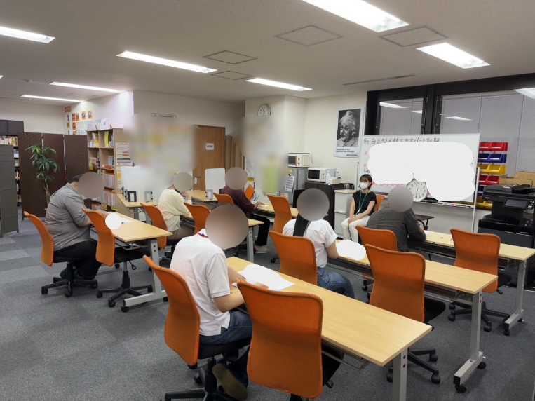 試験の様子