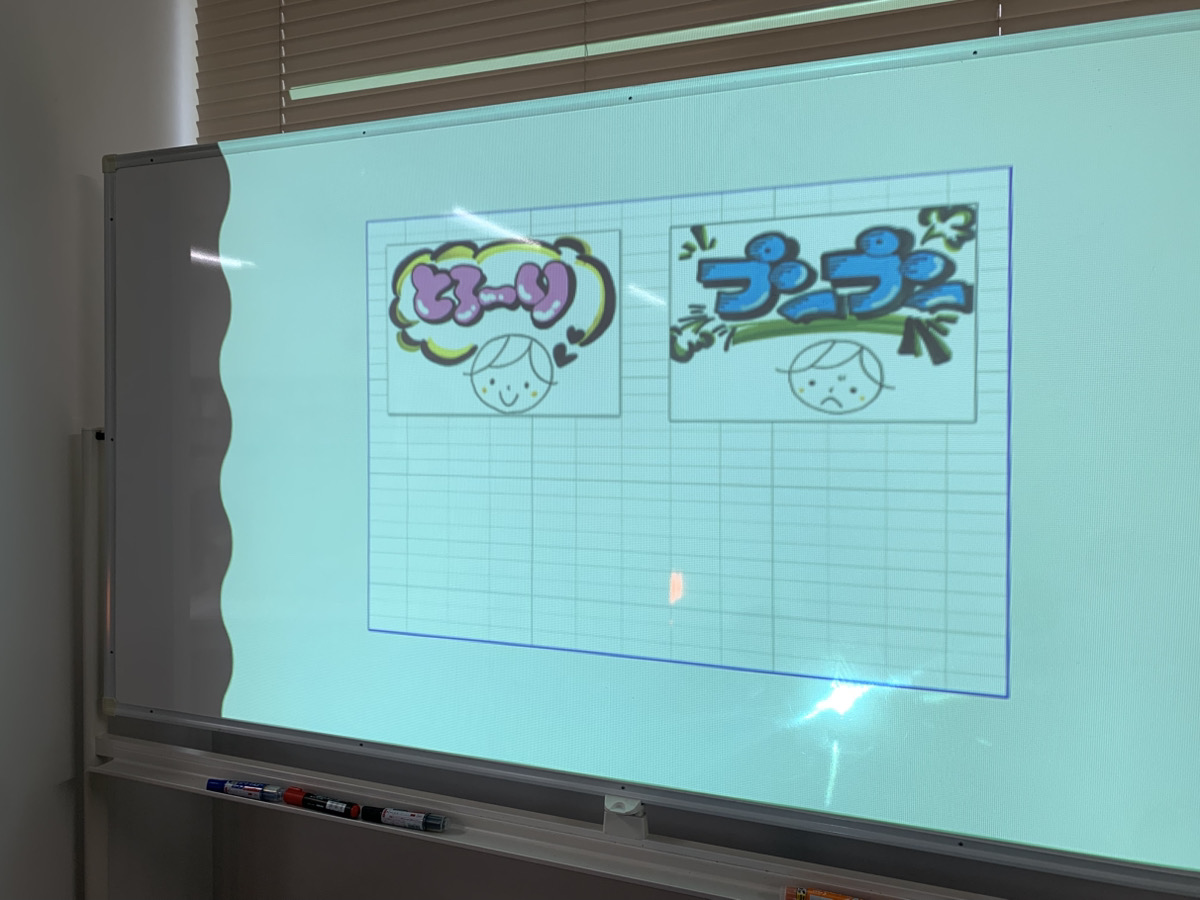 手描きPOP講座の様子