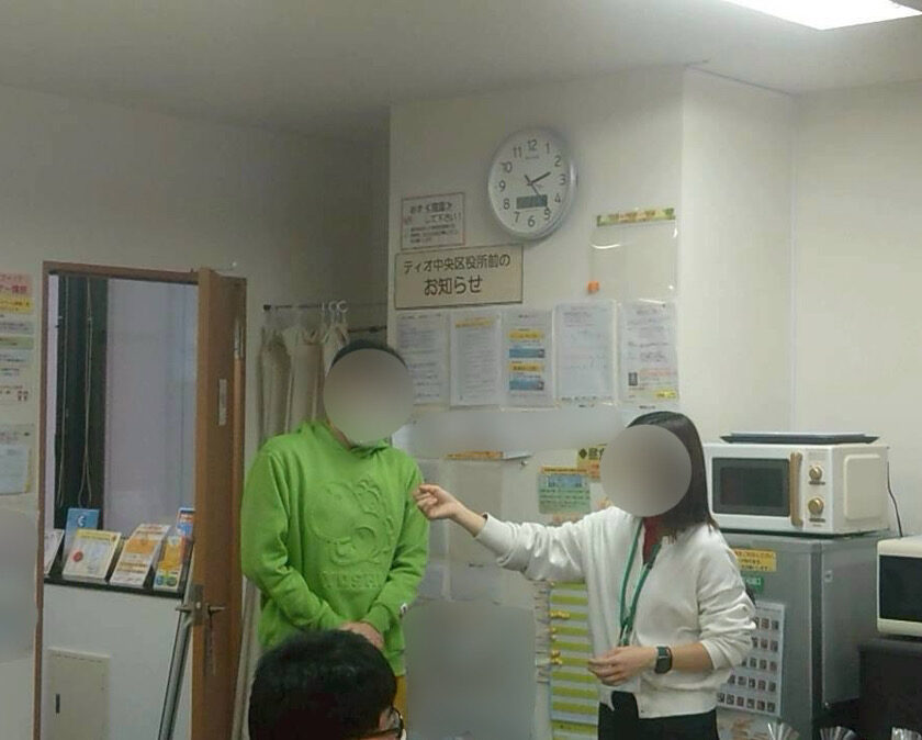 バレンタインビンゴの様子