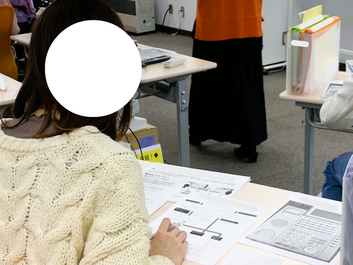 電話応対ワークショップの様子