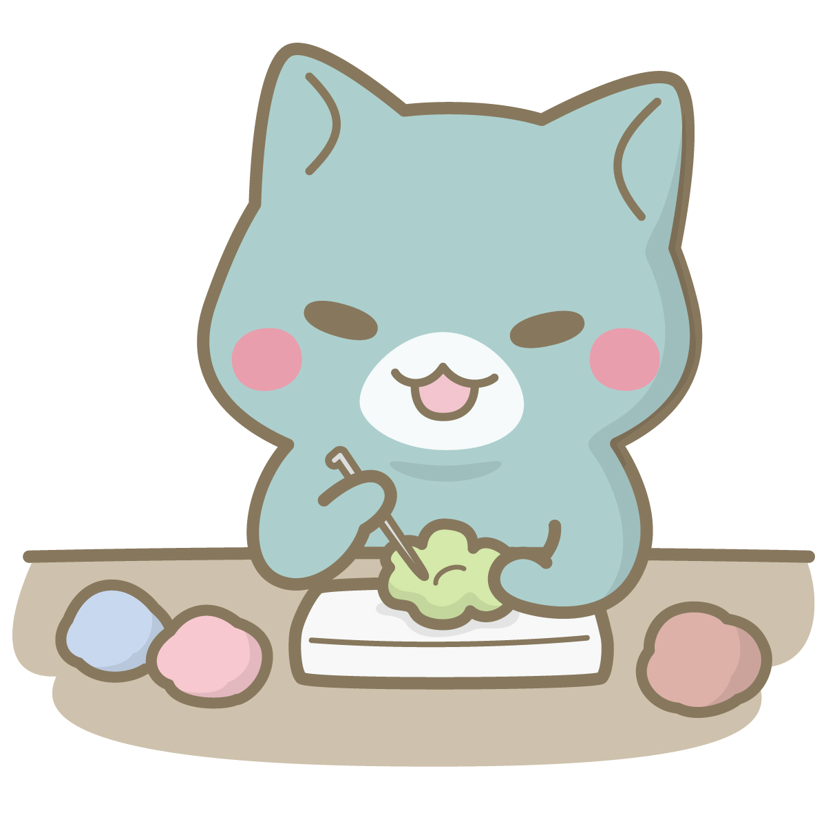 イラスト 羊毛フェルト