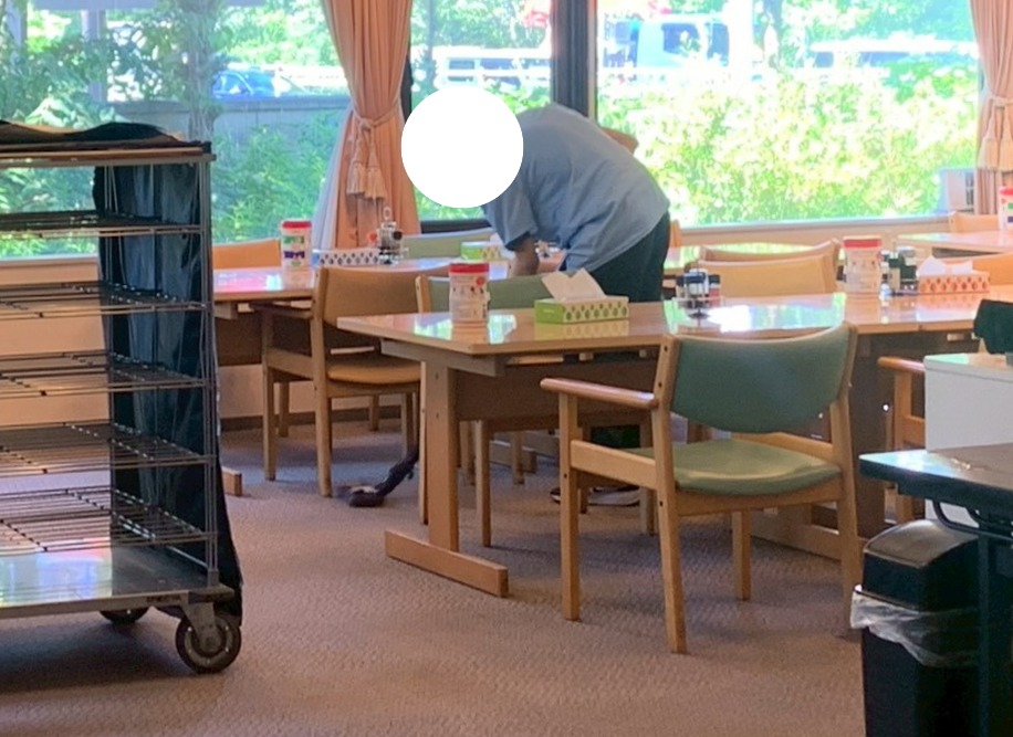 清掃の様子