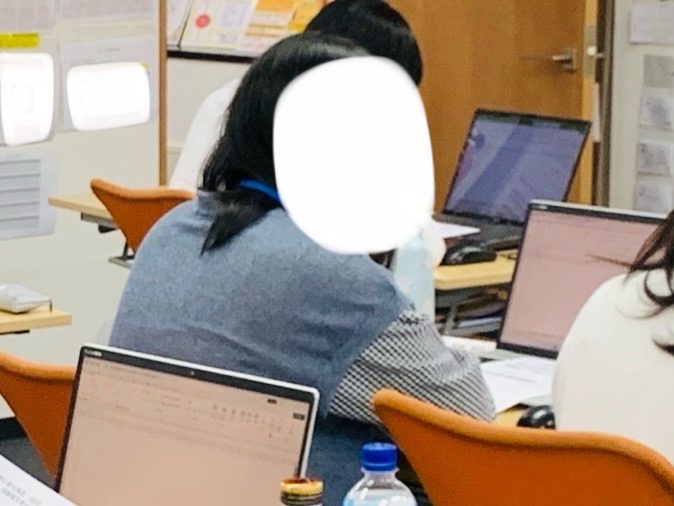 パソコン学習の様子