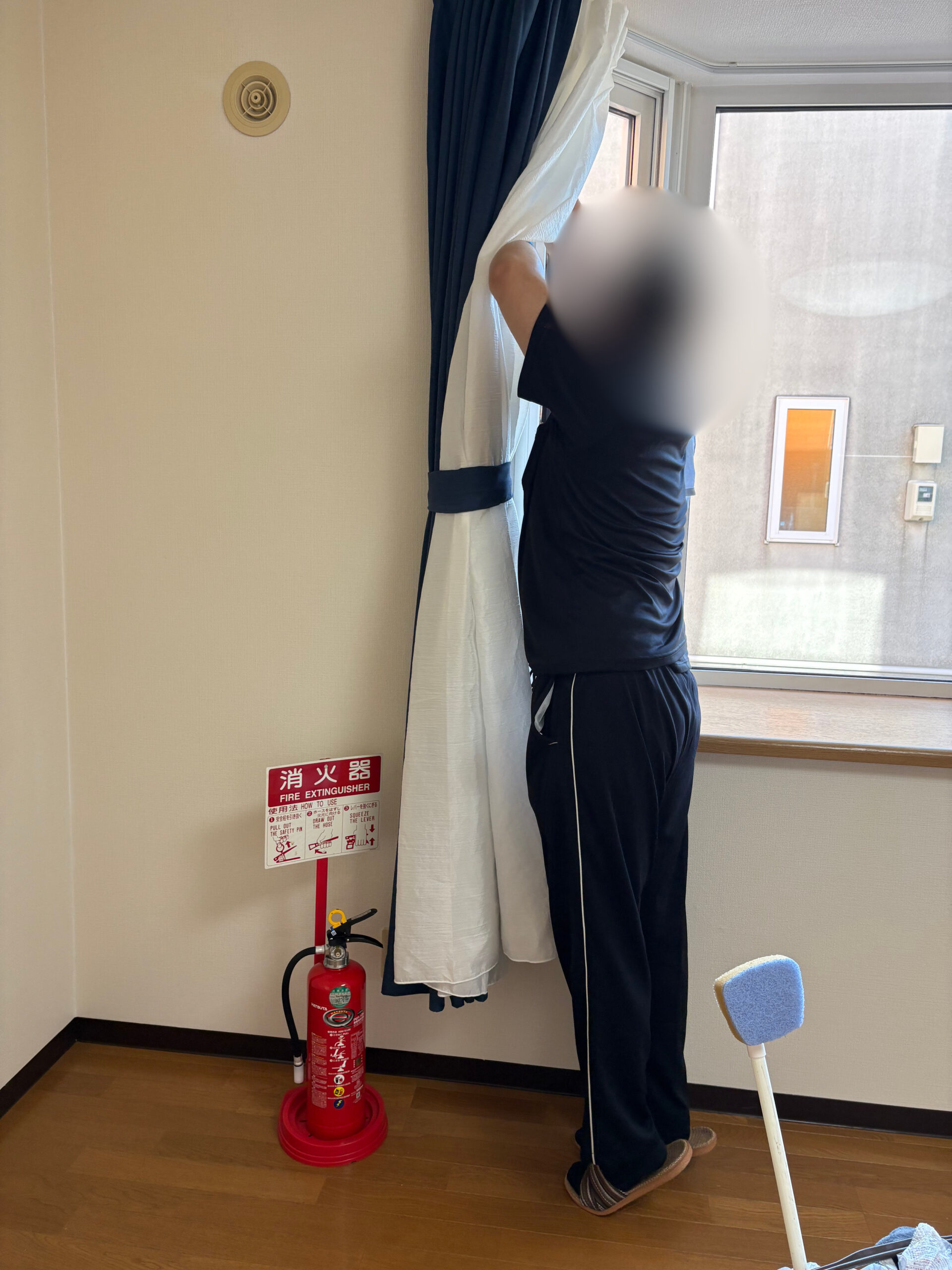 実習　清掃